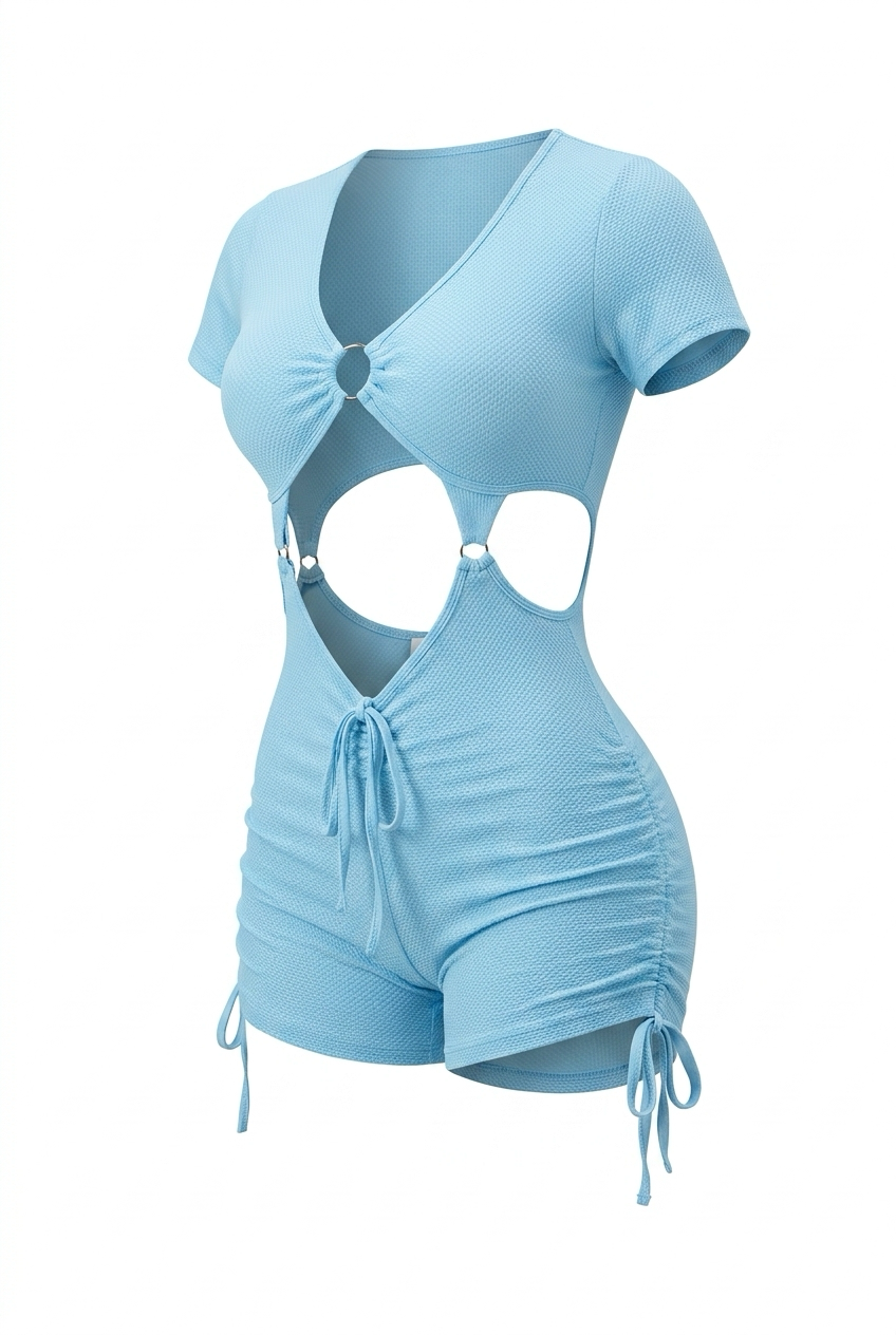 STEEL BLUE GLAM SET
